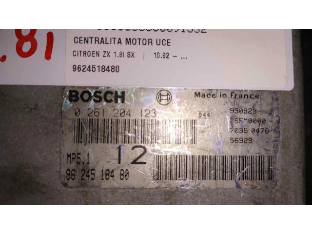 Řídící jednotka 9624518480   Citroen ZX 1993