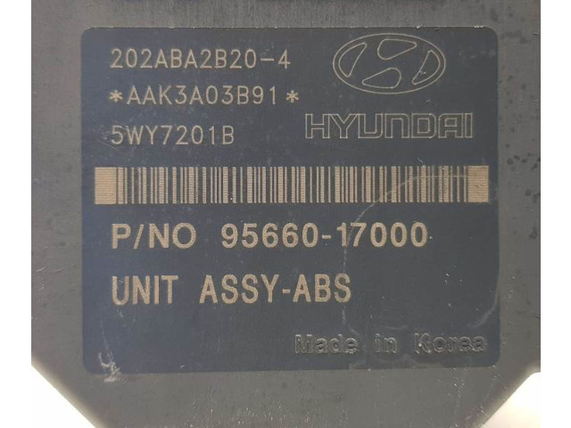 Jednotka ABS 5891017300, 9566017000   Hyundai Matrix 2001
