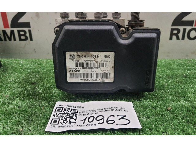 Jednotka ABS 7N0614109N, 7N0614109N   Volkswagen Sharan 2010