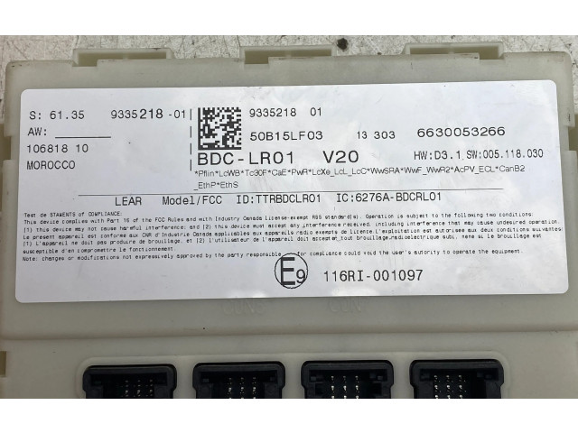 Блок комфорта 9335218   BMW i3   