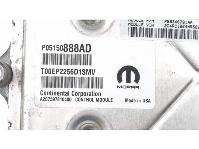 Řídící jednotka P05150888AD, A2C7397810400   Chrysler Pacifica 2018