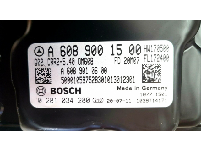 Řídící jednotka A6089001500, 0281034280   Mercedes-Benz A W177 2020