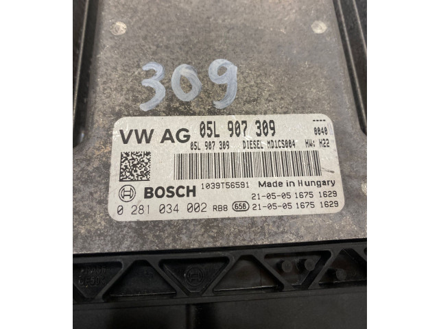 Řídící jednotka 05L907309   Audi A4 S4 B9 8W 2021