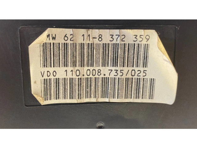 Přístrojová deska  BMW 5 E39 2001 8372359, 62118372359  