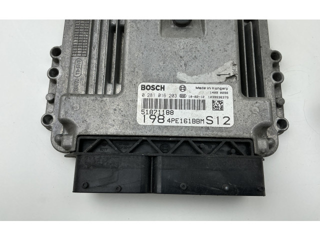 Řídící jednotka 0281016203, 0281016203   Fiat Bravo 2008