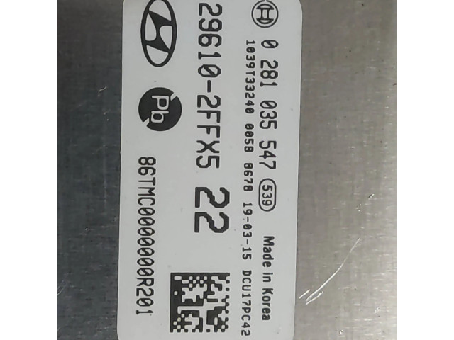 Блок управления 296102FFX5, 1039T33240   Hyundai Santa Fe