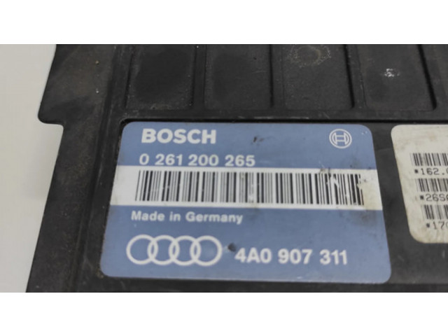 Блок управления двигателя 4A0907311, 0261200265   Audi 80 90 S2 B4