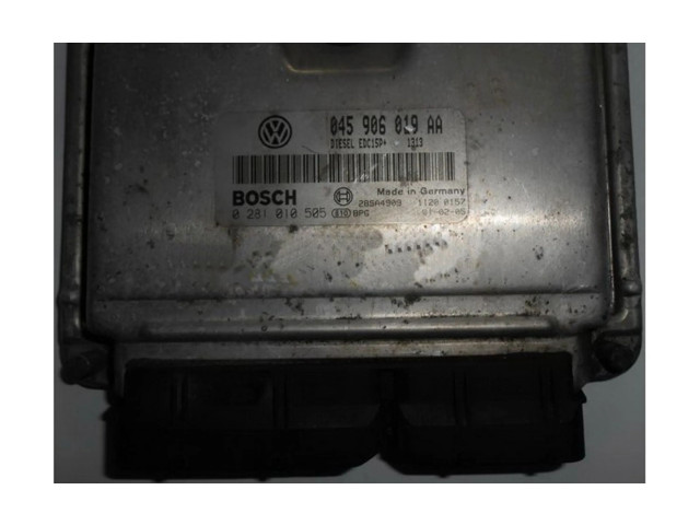 Блок управления двигателем ECU 045906019AA, 0281010505   Volkswagen Lupo