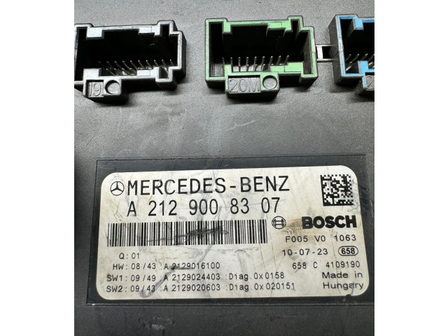 Блок предохранителей A2129008307, A2129024403   Mercedes-Benz E W212    