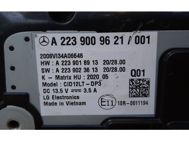 Дисплей    A2239000724   Mercedes-Benz S W223