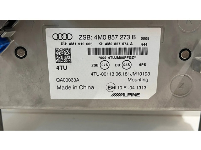 Дисплей    4M0857273B, 4M0857974A   Audi Q7 4M