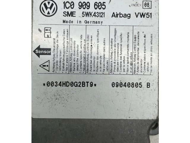 Блок подушек безопасности 1C0909605, 5WK43121   Seat Alhambra (Mk1)