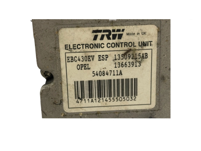 Jednotka ABS 12773673, 15052409   Opel Vectra C 2006