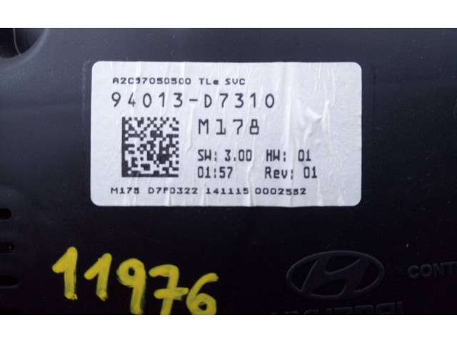 Přístrojová deska  Hyundai Tucson TL 2015 94013D7310, E3-A3-45-2  