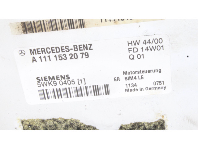 Řídící jednotka A1111532079, 5WK90405   Mercedes-Benz SLK R172 2011