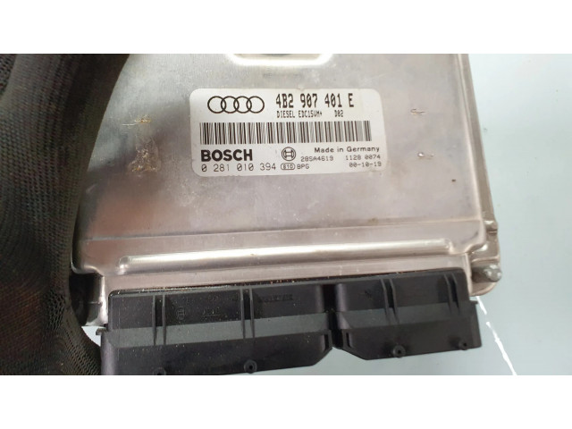 Блок управления двигателя 4B2907401E, 0281010394   Audi A6 S6 C5 4B