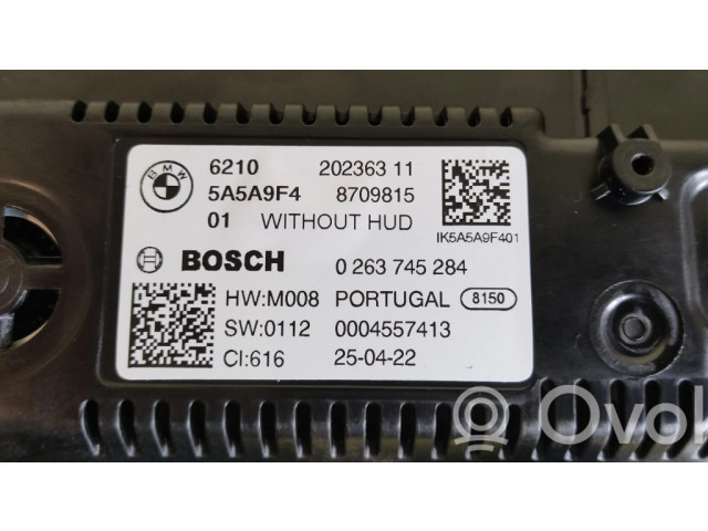 Панель приборов 62105A5A9F4, 8709815   BMW 3 G20 G21       