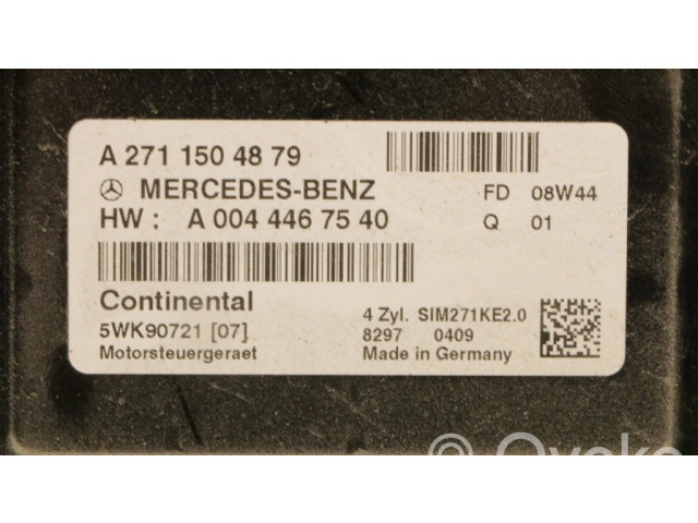 Блок управления двигателя A0044467540   Mercedes-Benz C W204