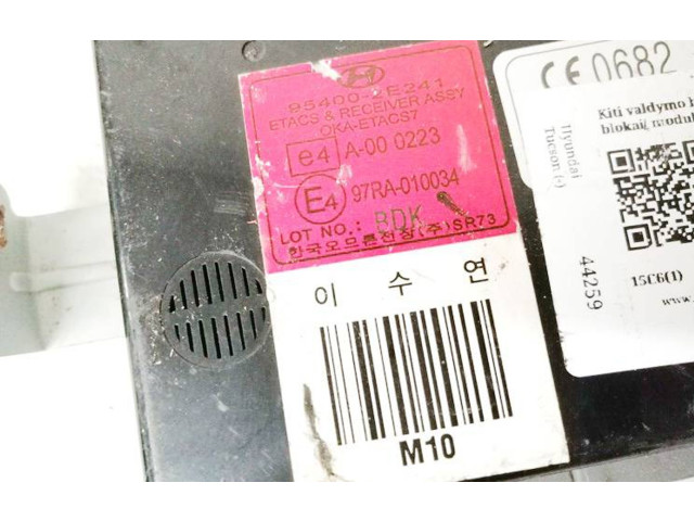 Блок комфорта 954002e240, 95400-2e240   Hyundai Tucson JM   