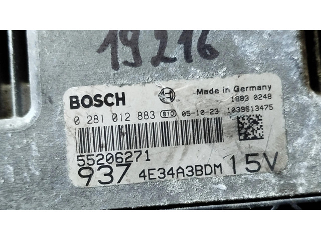 Řídící jednotka 55206271, 0281012883   Alfa Romeo GT 2006