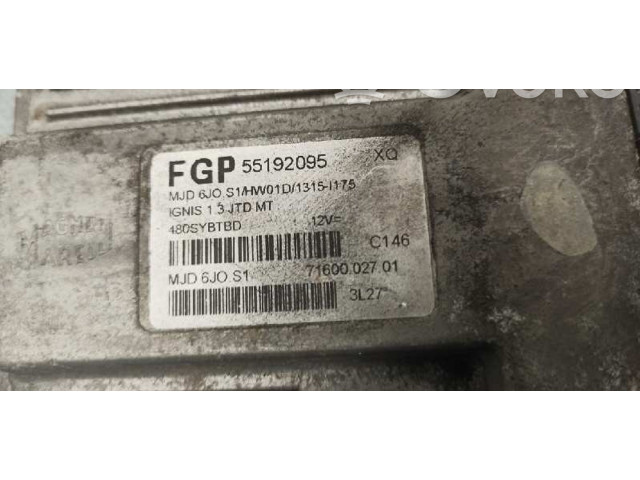 Řídící jednotka 55192095, MAGNETIMARELLI   Suzuki Ignis 2004