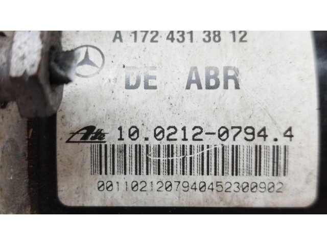 Блок АБС A1729014100, A1724313812   Mercedes-Benz  SLK R172  2011-2017 года