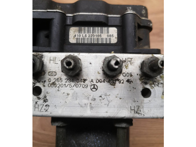 Jednotka ABS A0044319212, 0265234043   Mercedes-enz B W245 2005
