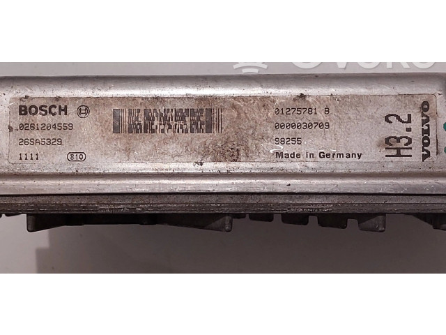 Řídící jednotka 01275781B, 0261204559   Volvo S70  V70  V70 XC 1999