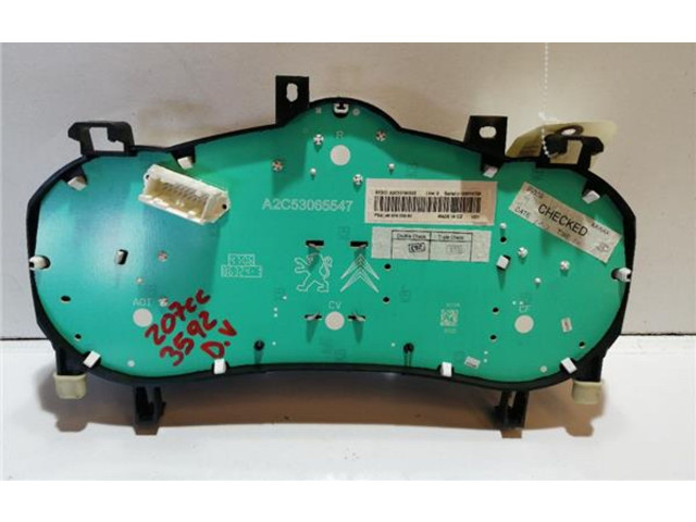 Přístrojová deska  Peugeot 207 CC 2007 610626, 9662903980  