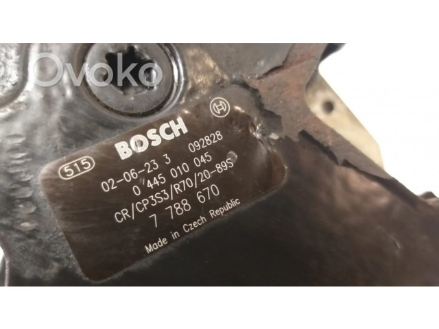 Vstřikovací čerpadlo 0445010045, 7788670   BMW 3 E46  pro naftový motor 2.0  