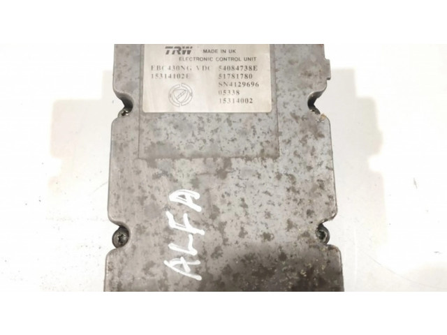 Jednotka ABS 54084738E, 15314102E   Alfa Romeo 159 2006