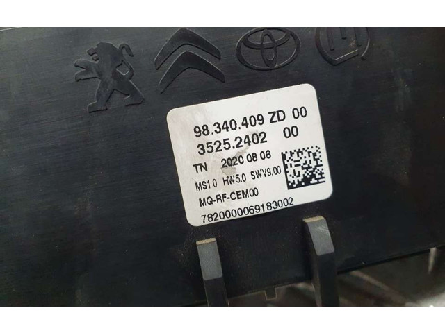 Блок управления климат-контролем 98340409ZD, 35252402   Peugeot Rifter