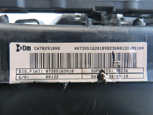 Подушка безопасности водителя 07355162010   Fiat Punto Evo