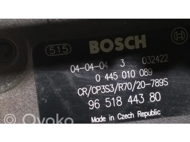 Vstřikovací čerpadlo 0445010089, 9651844380   Ford Focus C-MAX  pro naftový motor 1.6  1076