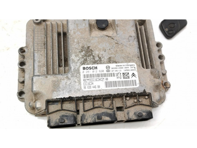 Комплект блоков управления 0281012620, 9663944680   Citroen Berlingo