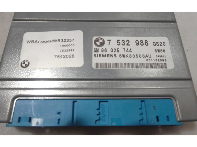 Блок управления коробкой передач 7532988, 7532988   BMW X3 E83