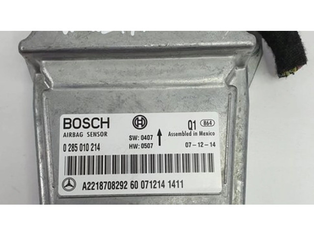 Блок подушек безопасности A2218708292   Mercedes-Benz S W221