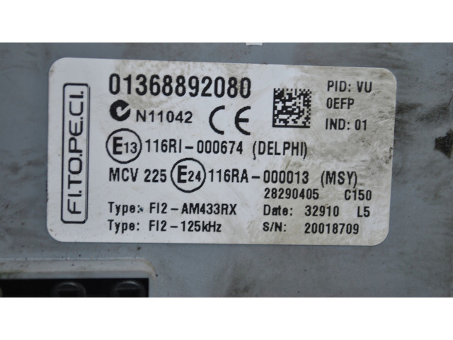 Блок предохранителей 01368892080   Fiat Fiorino    