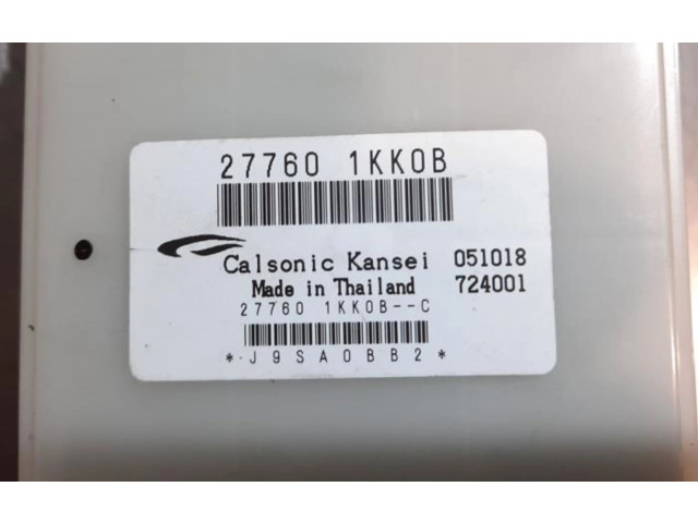 Блок управления климат-контролем 277601KK0B   Nissan Juke I F15