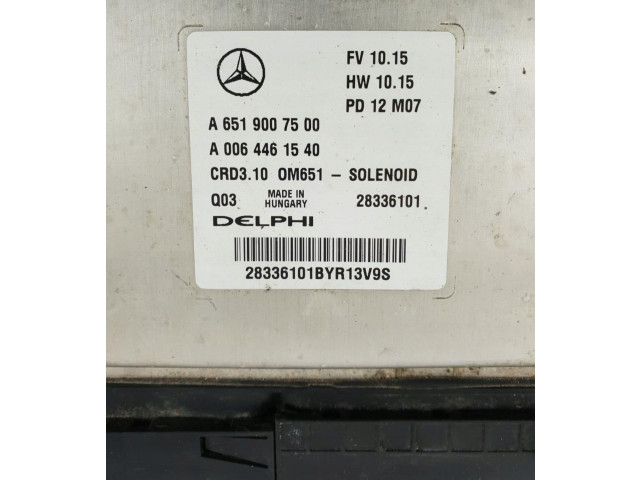 Блок управления двигателя A6519007500   Mercedes-Benz C W204