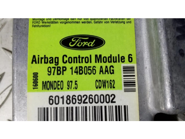 Блок подушек безопасности 97BP14B056AAG, CDW162   Ford Mondeo MK II