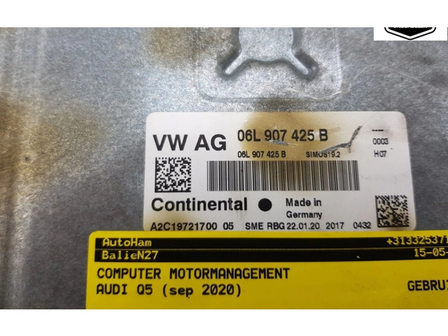 Řídící jednotka 06L907425B, 06L907425B   Audi Q5 SQ5 2020