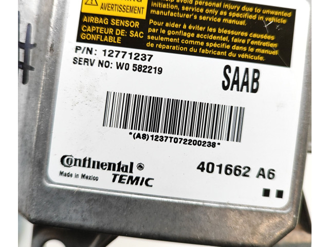 Блок подушек безопасности 12771237, 401662A6   Saab 9-3 Ver2