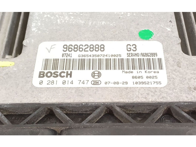 Řídící jednotka 96862888, 0281014747   Chevrolet Epica 2008