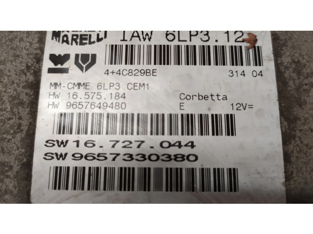 Řídící jednotka IAW6LP312, 9657649480   Peugeot 607 2005