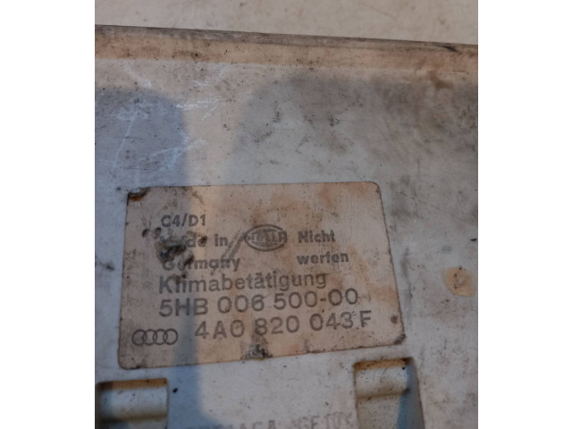 Блок управления климат-контролем 4A0820043F, 5HB00650000   Audi A6 S6 C4 4A