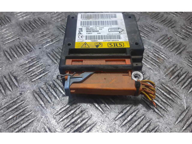 Блок подушек безопасности 9656700980   Peugeot 1007