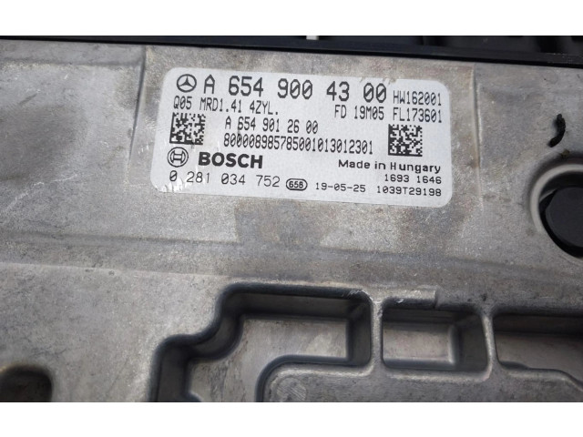 Блок управления двигателем ECU    A6549004300   Mercedes-Benz CL C215