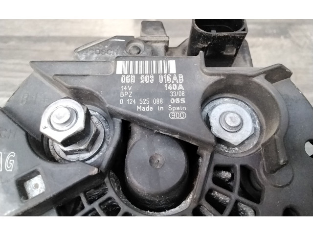Генератор 06B903016AB, 0124525088   Volkswagen Scirocco      