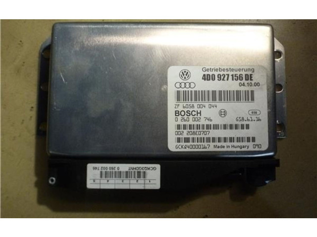 Блок управления коробкой передач 260002746, 4D0927156DE   Audi A8 S8 D2 4D